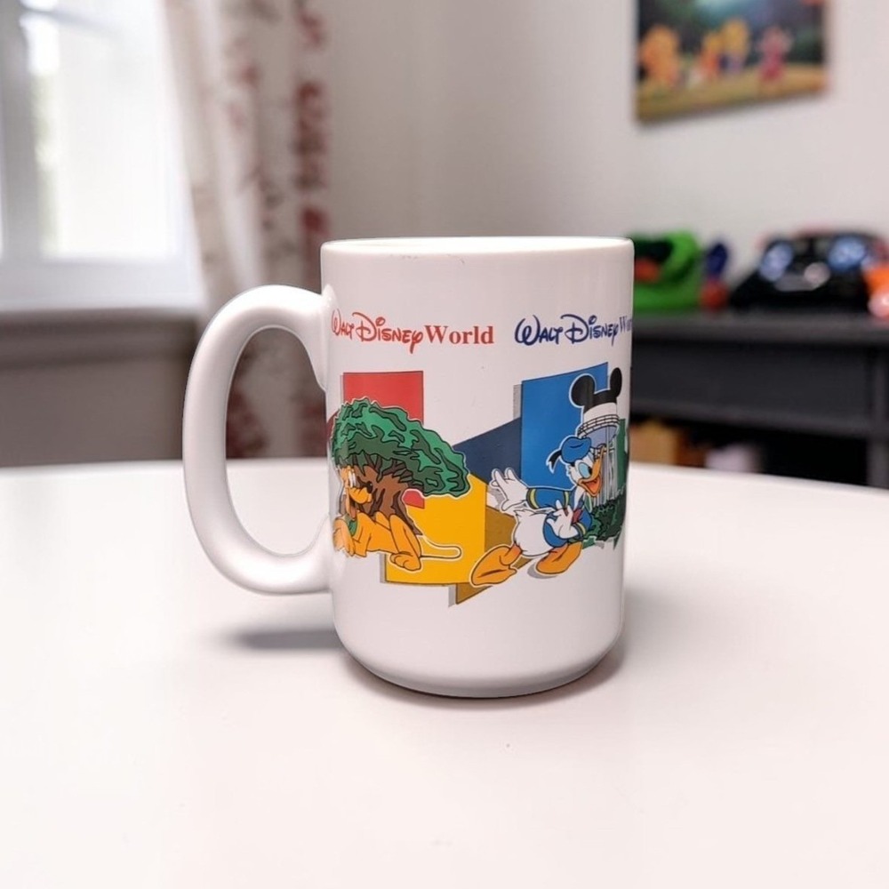 Walt Disney Four Parks One World Coffee Cup, Mickey & Friends‎ Mug, Goofy Donald